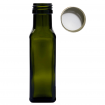 Butelka 100 ml maraska kwadratowa zielona na olej oliwę fi31 1szt NAKRĘTKA