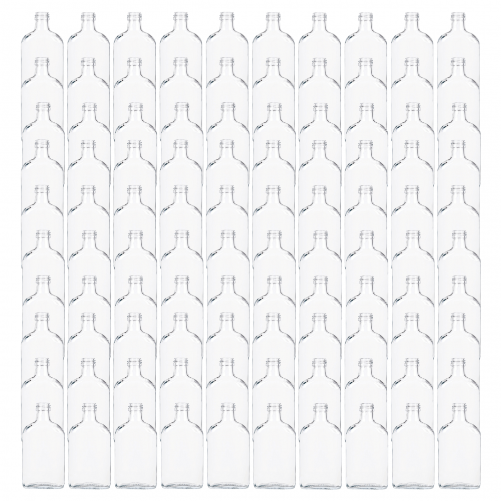 Butelki 200 ml piersiówki do kieszeni sok nalewki fi28 100szt BEZ NAKRETEK