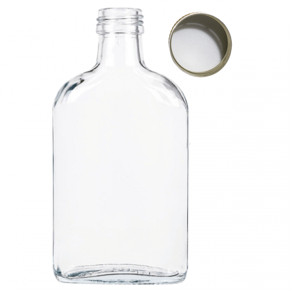 Butelka 200 ml piersiówka kieszonkowa na sok nalewki fi28 1szt NAKRĘTKA PZH