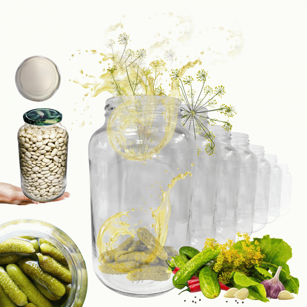 Słoiki 1500ml 1,5l soki ogórki małosolne grzyby nalewki 60sztuk 82mm PZH