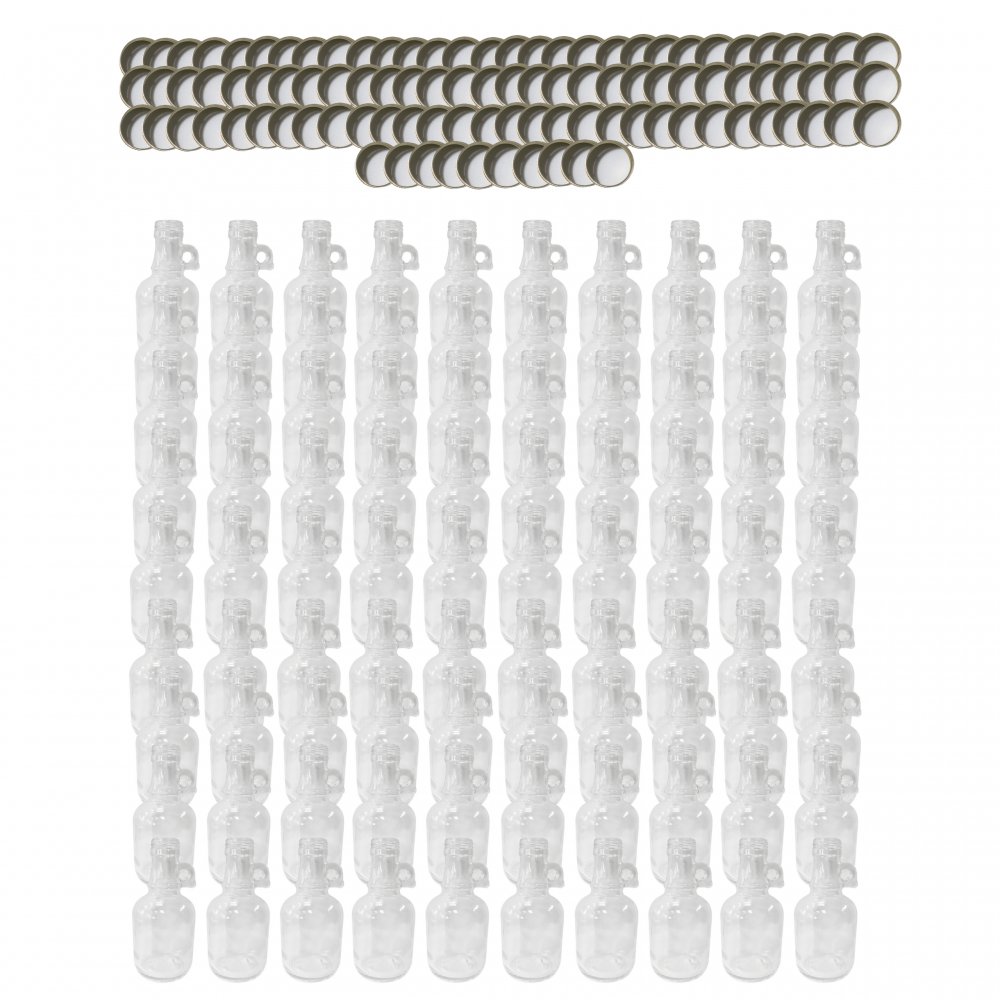 Butelki 250 ml galon z uchwytem soki na olej oliwę fi31 100szt NAKRĘTKI