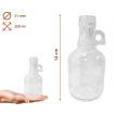 Butelki 250 ml galon z uchwytem soki na olej oliwę fi31 30szt NAKRĘTKI