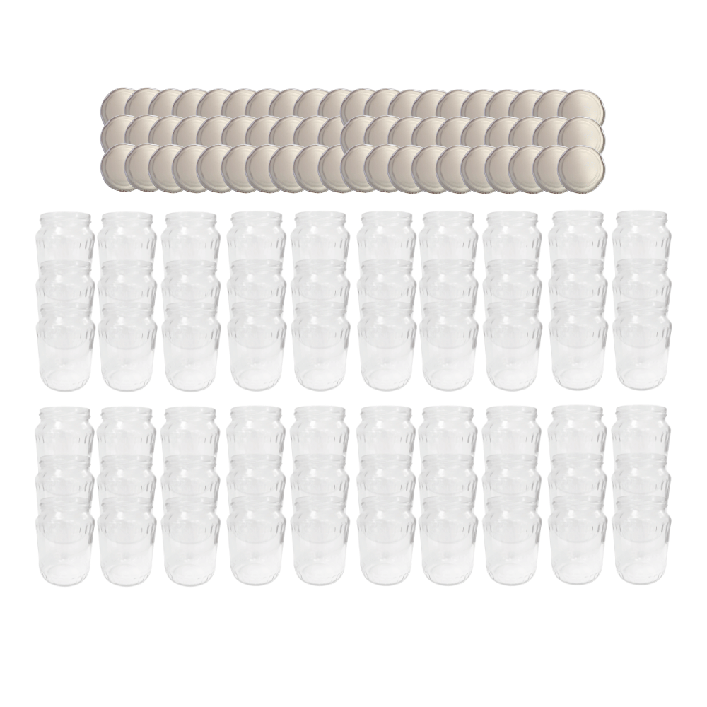 Słoiki 720ml 0,7l soki ogórki kiszone fasolka kompot 60kpl zakrętki 82mm