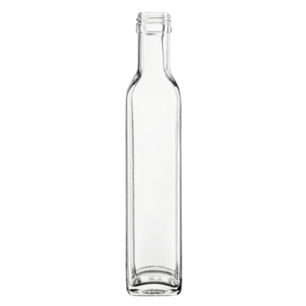 Butelka 250 ml maraska kwadratowa soki sok na olej fi31 1szt BEZ NAKRETKI