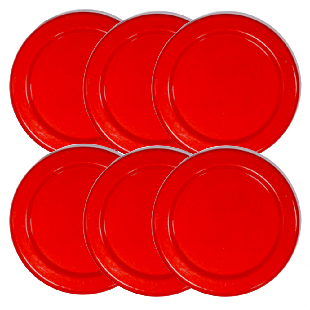 Pokrywki dekielki zakrętki nakrętki wieczka wieka 82mm 6 szt WZÓR R PZH