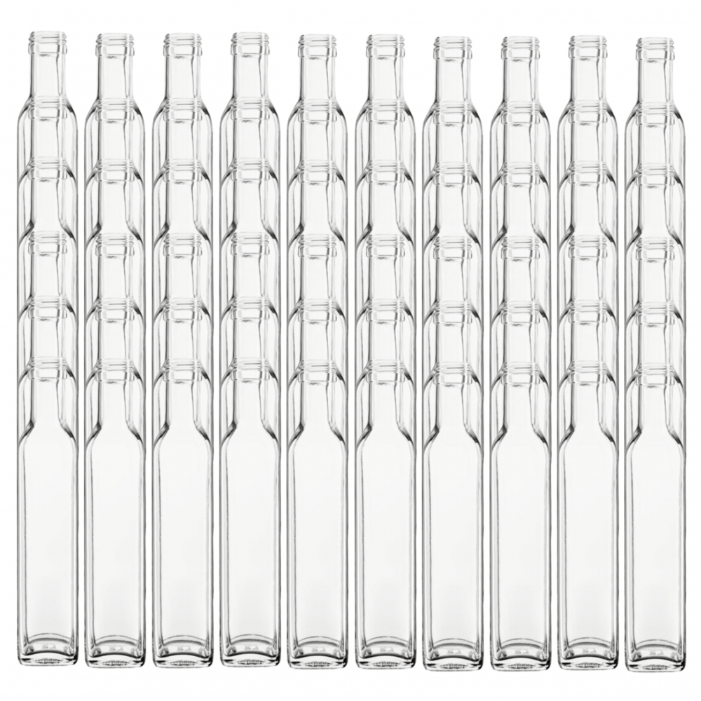 Butelki 250ml maraski kwadratowe soki na olej oliwę fi31 60szt BEZ NAKRETEK