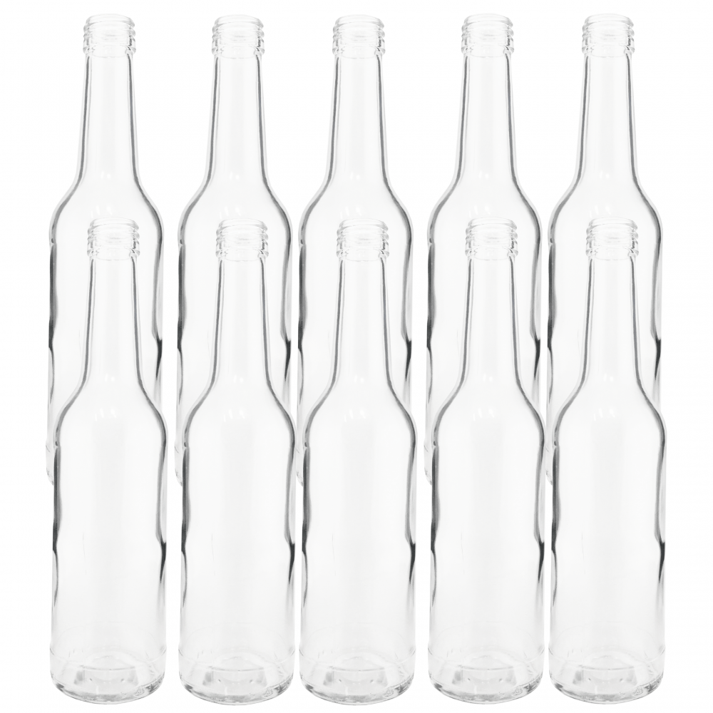 Butelki 330 ml na sok nalewkę syrop tradycyjne fi28 10szt BEZ NAKRETEK