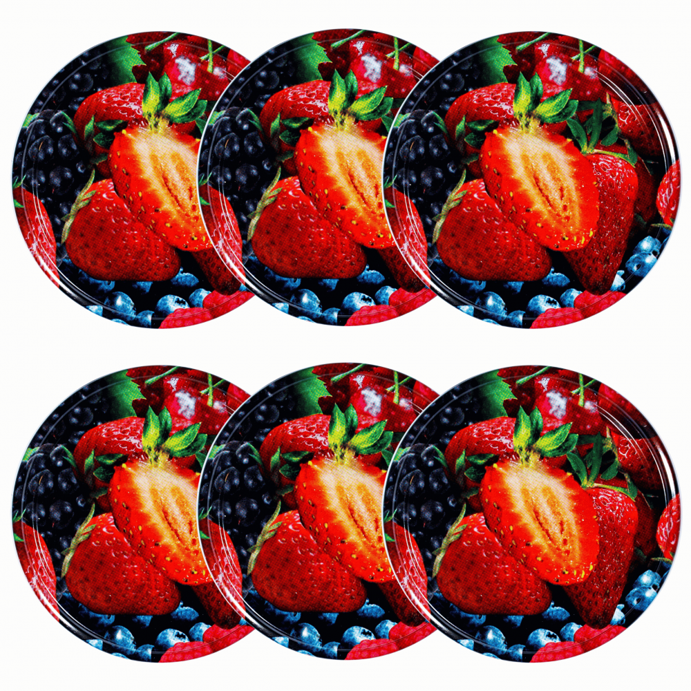 Pokrywki dekielki zakrętki nakrętki wieczka wieka 82mm 6 szt WZÓR W PZH