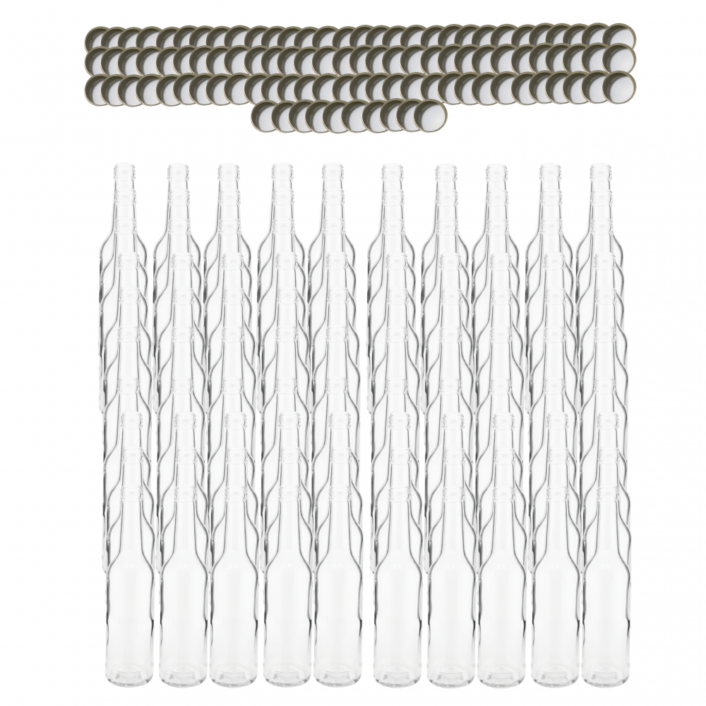 Butelki 330 ml na sok nalewkę syrop tradycyjne fi28 100szt NAKRĘTKI