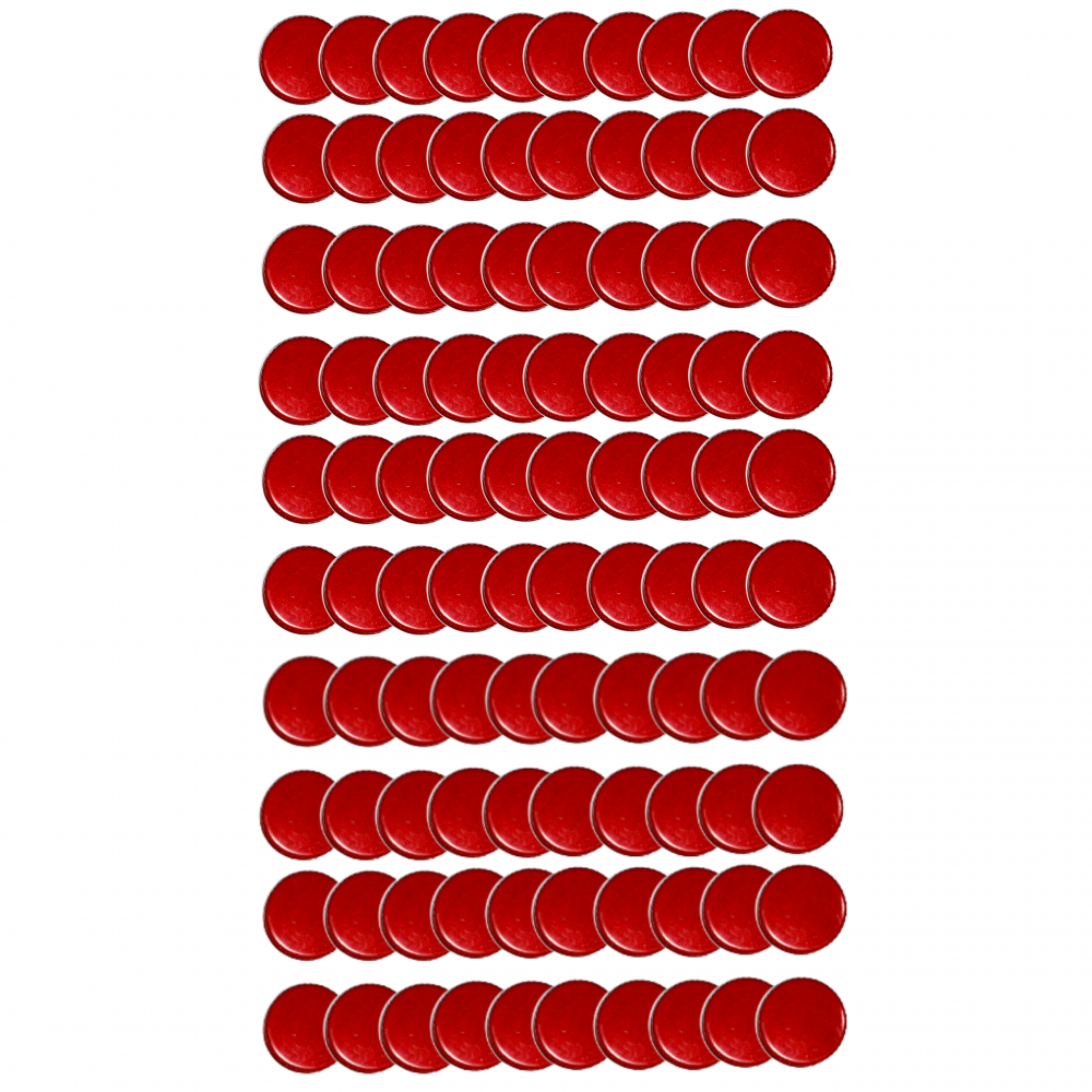 Pokrywki dekielki zakrętki nakrętki wieczka wieka 28mm 100 szt WZÓR R PZH