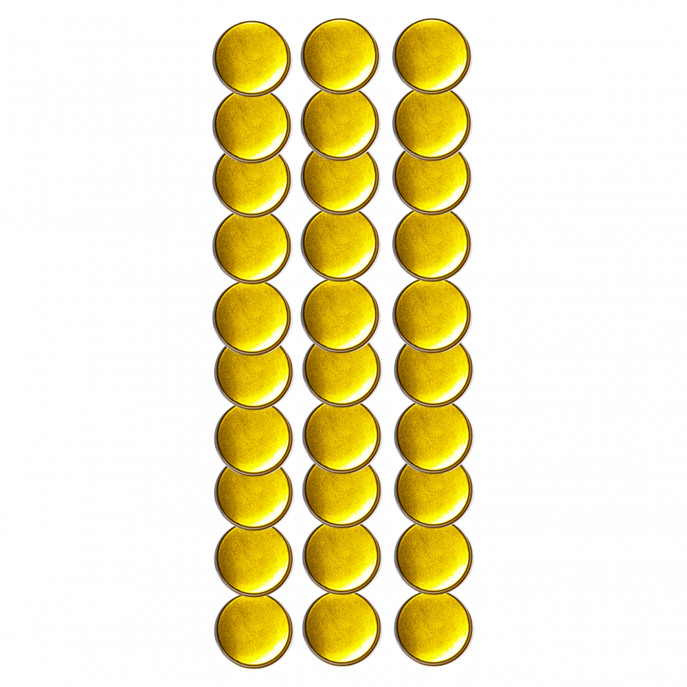 Pokrywki dekielki zakrętki nakrętki wieczka wieka 31mm 30 szt WZÓR G PZH