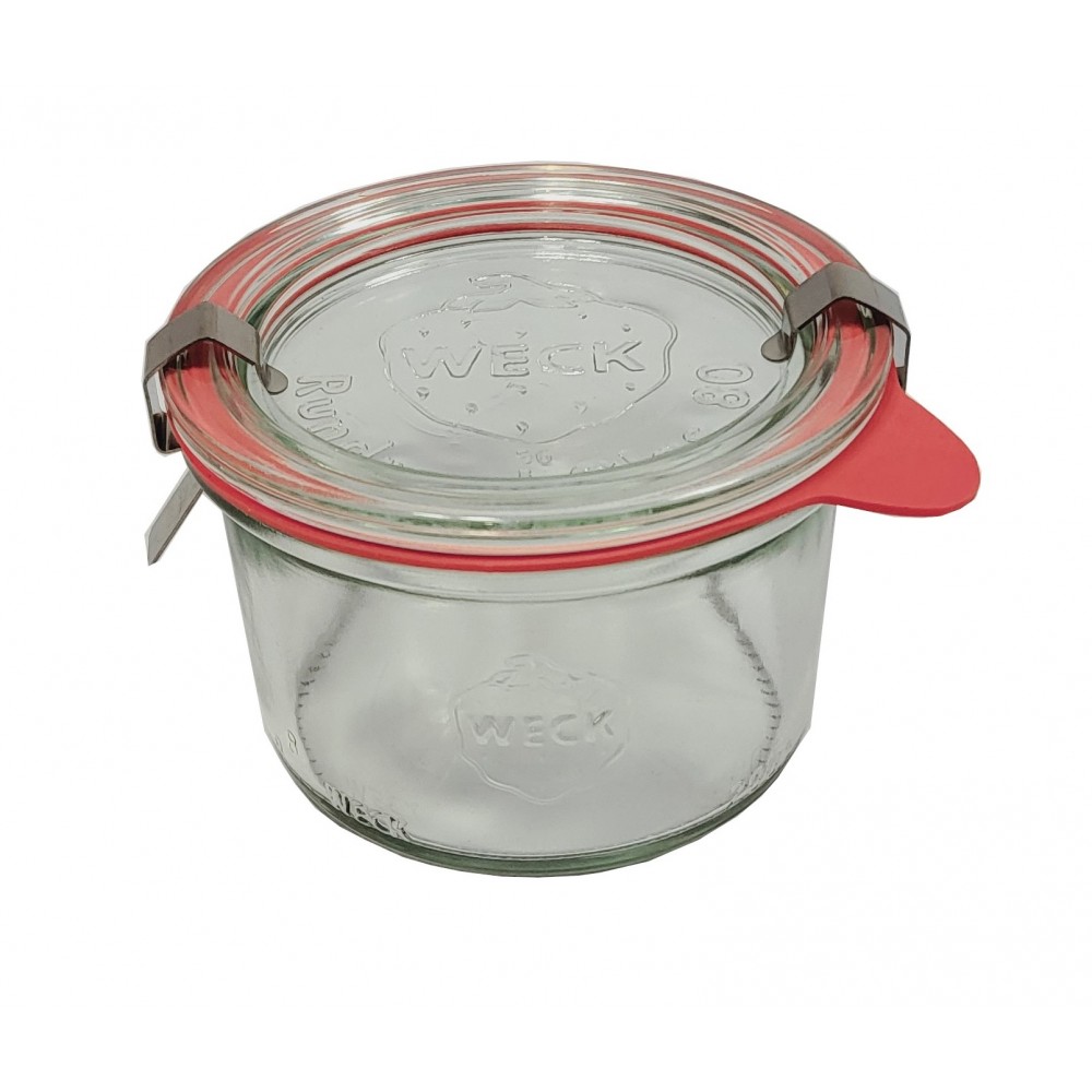 Słoik Weck 200 ml pucharek MOLD żaroodporny dżem zapinki wieko gumka 1szt