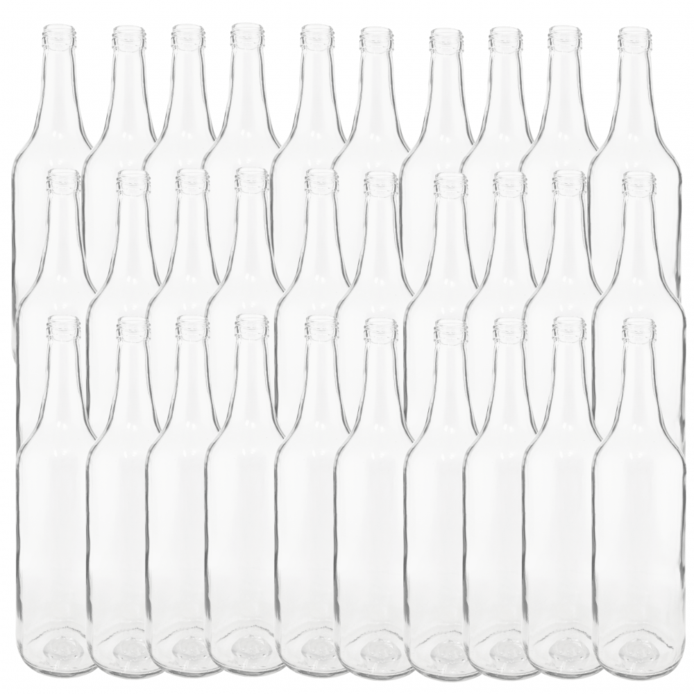 Butelki 700 ml na sok nalewkę syrop ocet tradycyjne fi28 30szt BEZ NAKRETEK