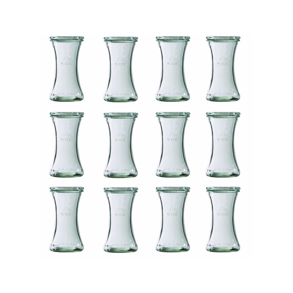 Słoiki Weck 200 ml słoiki szklane ozdobne DELI na deserki pucharki 12szt