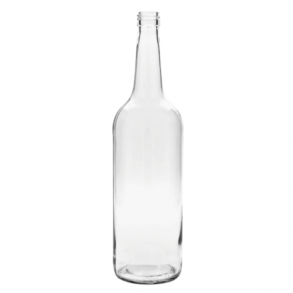 Butelka 1000 ml 1L na sok nalewkę syrop ocet syrop octy fi28 1szt BEZ NAKRETKI