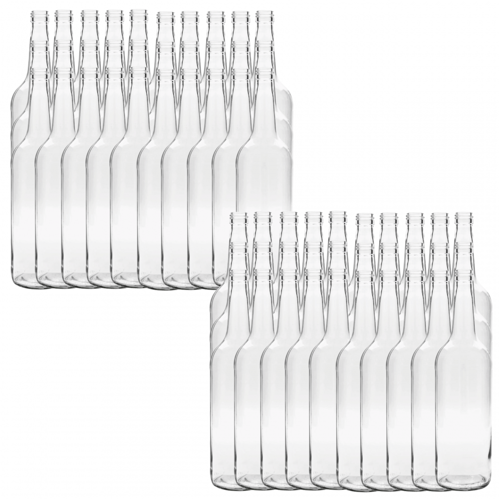 Butelki 1000 ml 1L na sok nalewkę syrop ocet tradycyjne fi28 60szt BEZ NAKRETEK