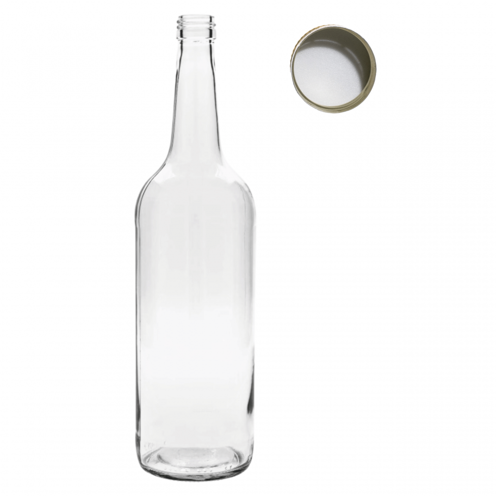 Butelka 1000ml 1L na sok nalewkę nalewki syrop ocet octy fi28 1szt NAKRĘTKA