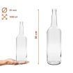 Butelki 1000 ml 1L na sok nalewkę syrop ocet tradycyjne fi28 60szt NAKRĘTKI