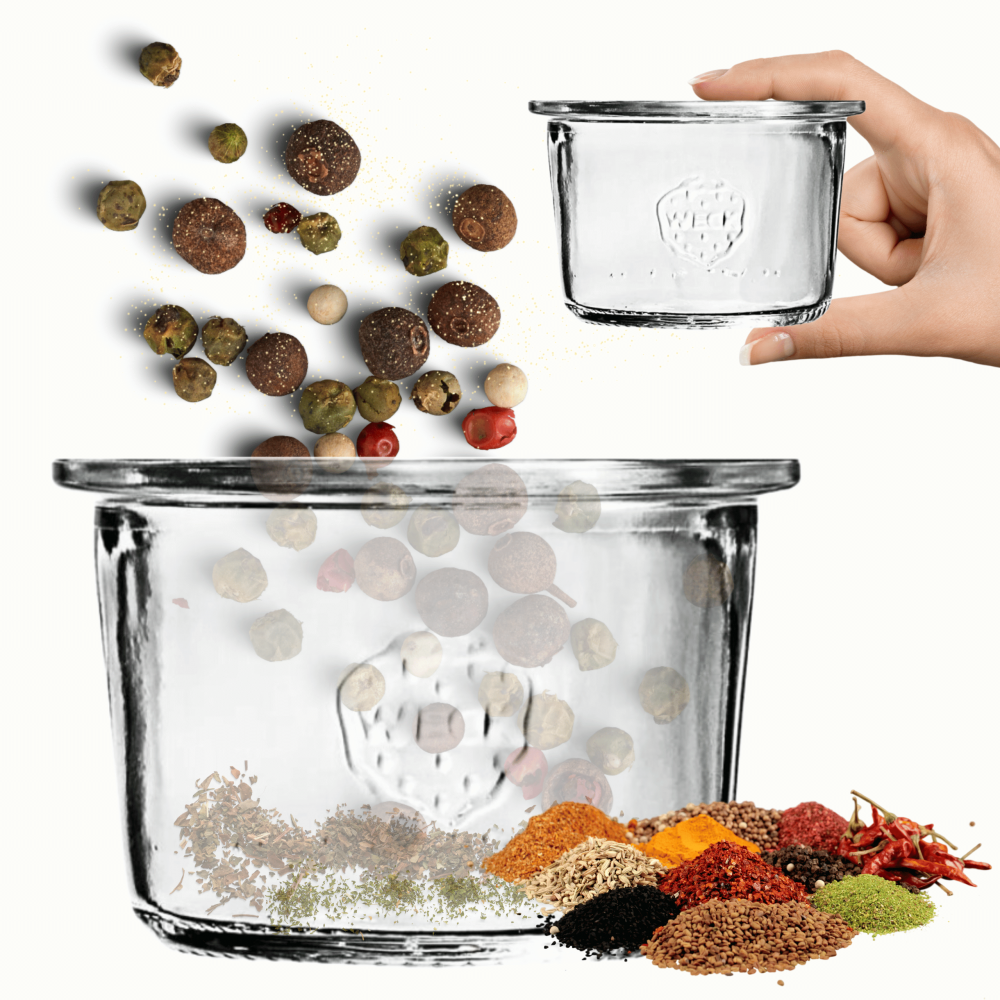 Słoik Weck 80 ml słoik szklany ozdobny MOLD słoik na deser pucharek 1szt