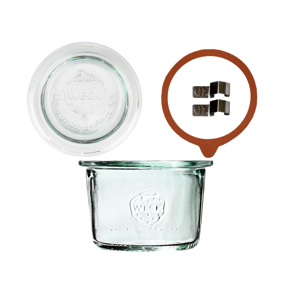 Słoik Weck 80 ml przetwory MOLD żaroodporny dżem zapinki wieko gumka 1szt