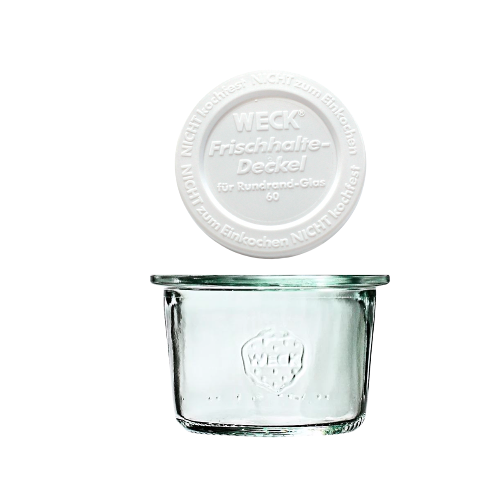 Słoik Weck 80ml na przetwory MOLD żaroodporny plastikowe wieko 1szt TRWAŁE