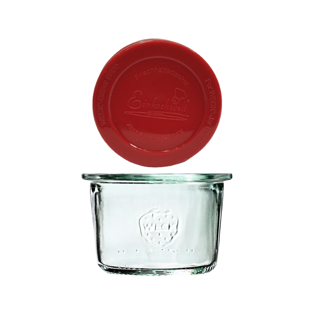 Słoik Weck 80ml na przetwory MOLD żaroodporny silikonowe wieko 1szt TRWAŁE