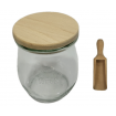 Słoik Weck 220ml na przetwory TULIP żaroodporny drewniane wieko 1szt miarka