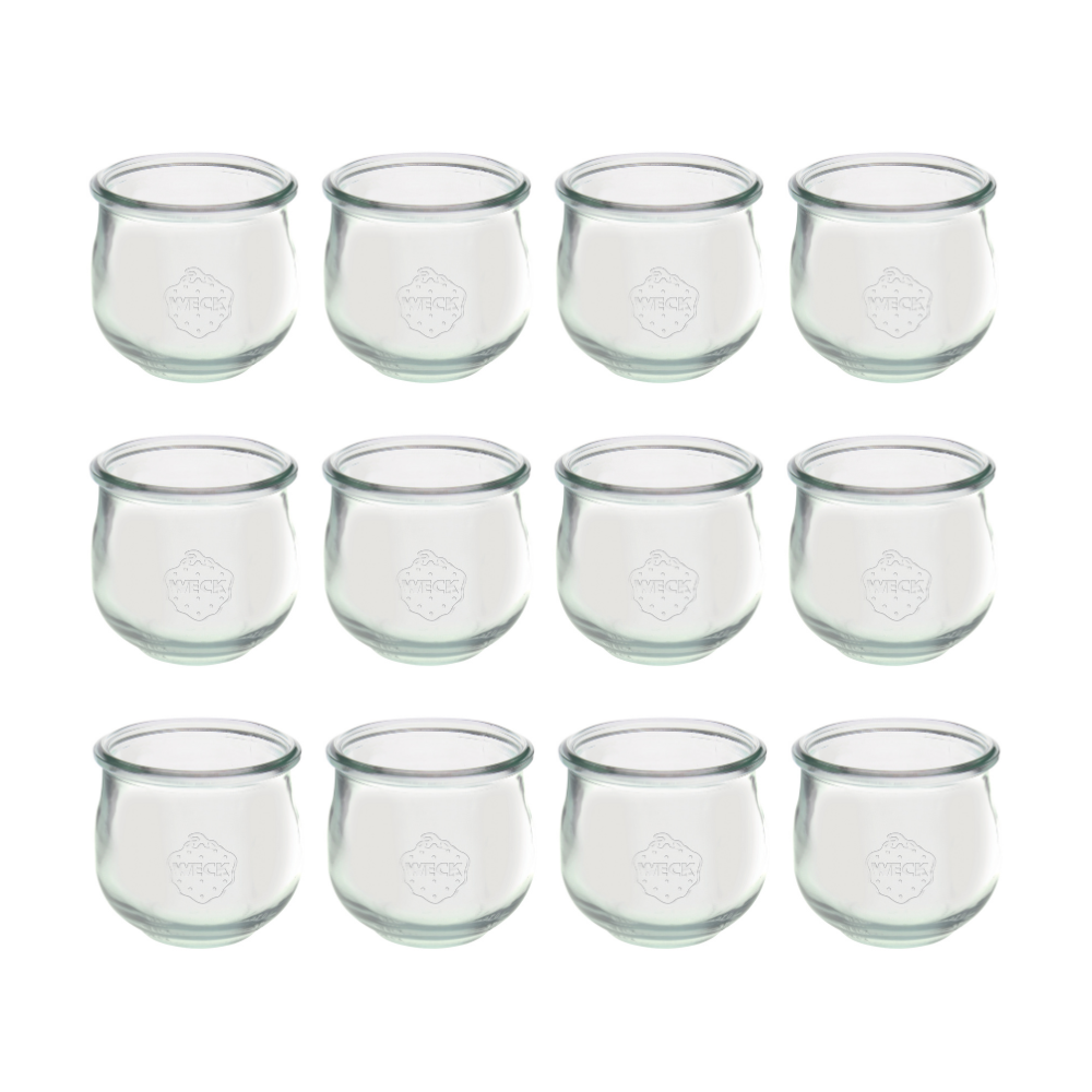 Słoiki Weck 370 ml słoiki szklane ozdobne TULIP na deserki pucharki 12szt