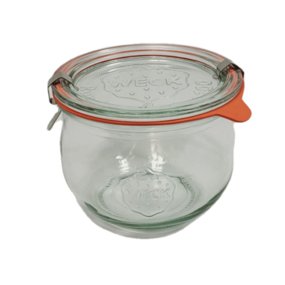 Słoik Weck 370 ml przetwory TULIP żaroodporny dżem zapinki wieko gumka 1szt