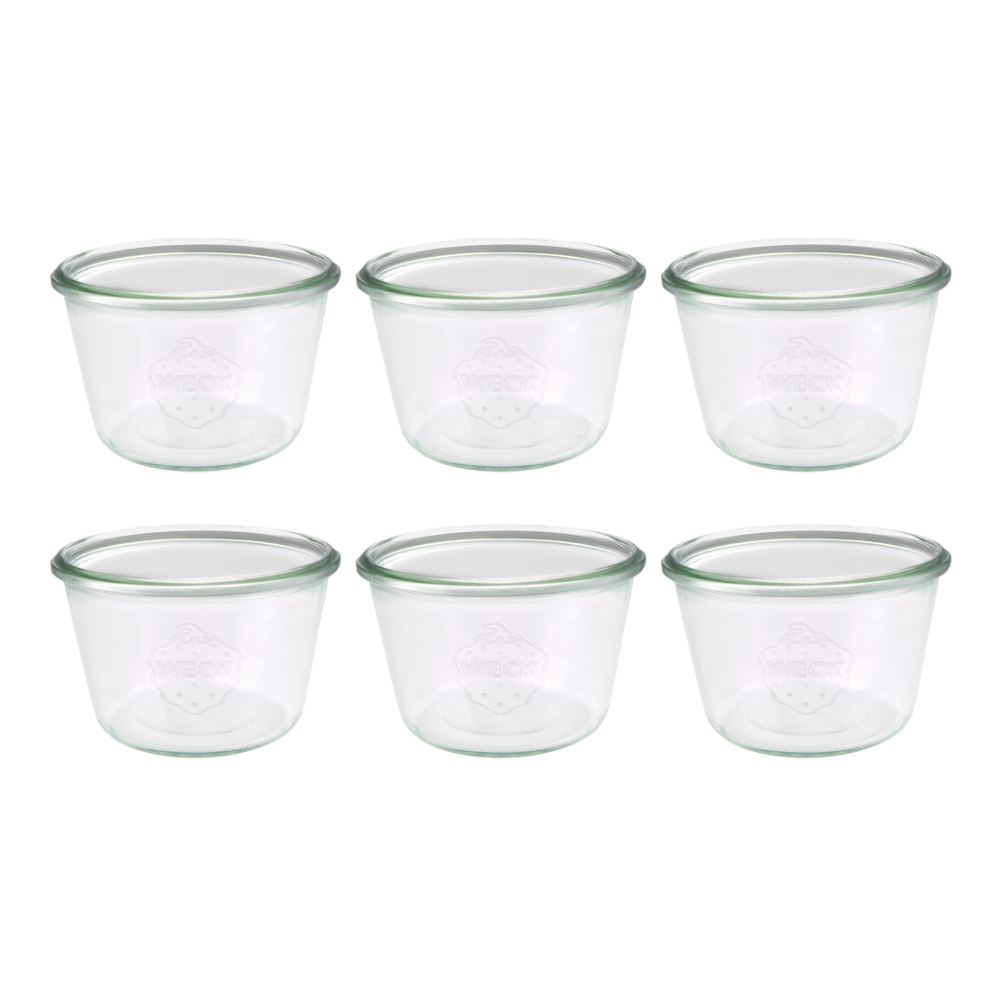 Słoiki Weck 370 ml słoiki szklane ozdobne MOLD na deserki pucharki 6szt