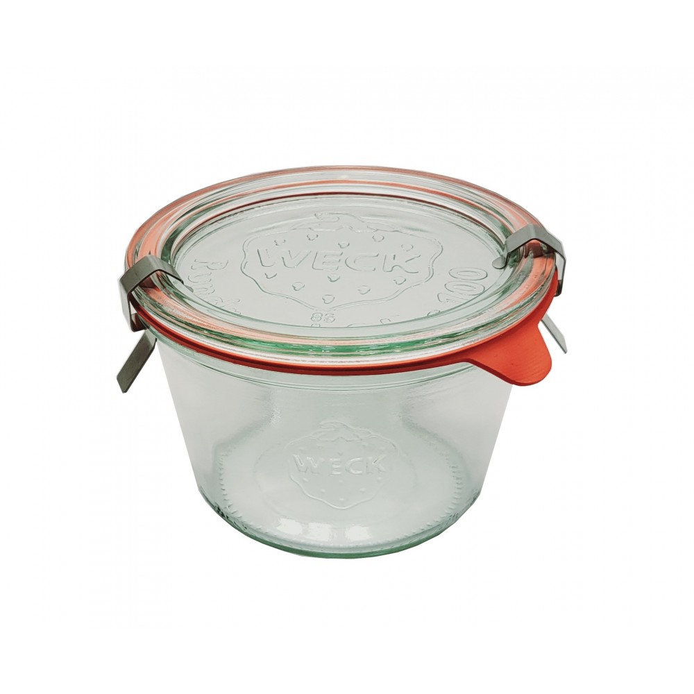 Słoik Weck 370 ml przetwory MOLD żaroodporny dżem zapinki wieko gumka 1szt