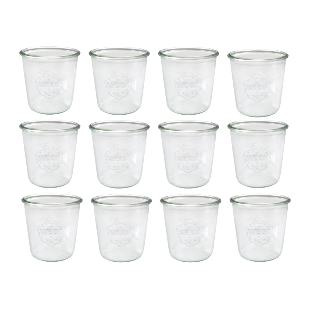 Słoiki Weck 580ml słoiki szklane ozdobne MOLD na przetwory mięso 12szt