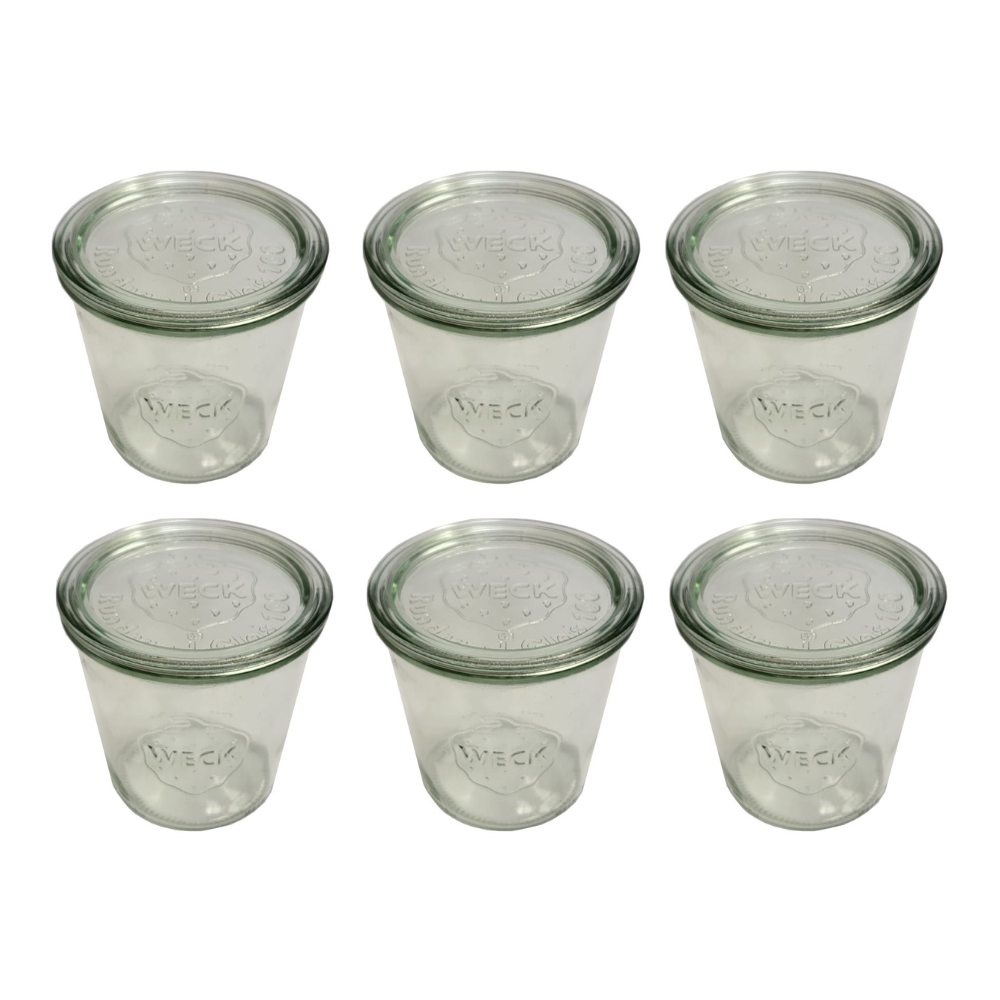 Słoiki Weck 580ml słoiki szklane ozdobne MOLD przyprawy wieka szklane 6szt