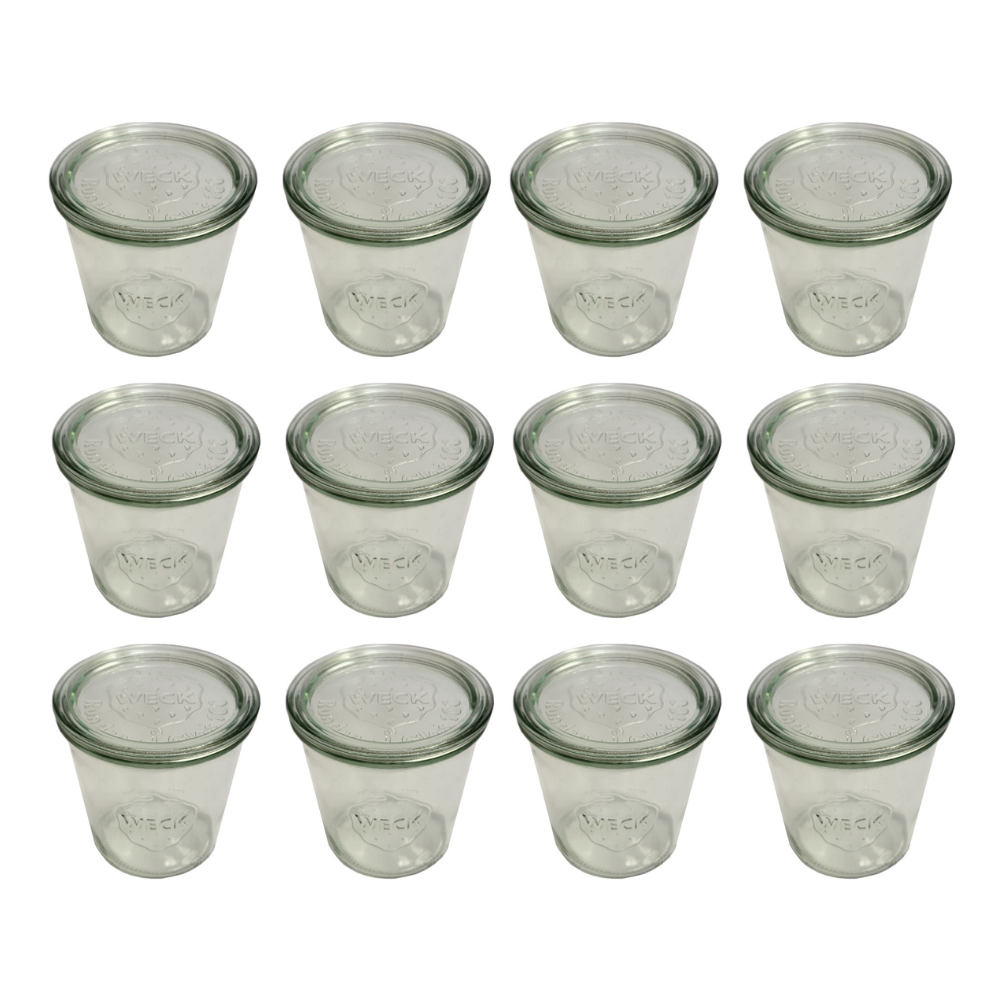 Słoiki Weck 580ml słoiki szklane ozdobne MOLD przyprawy wieka szkło 12szt