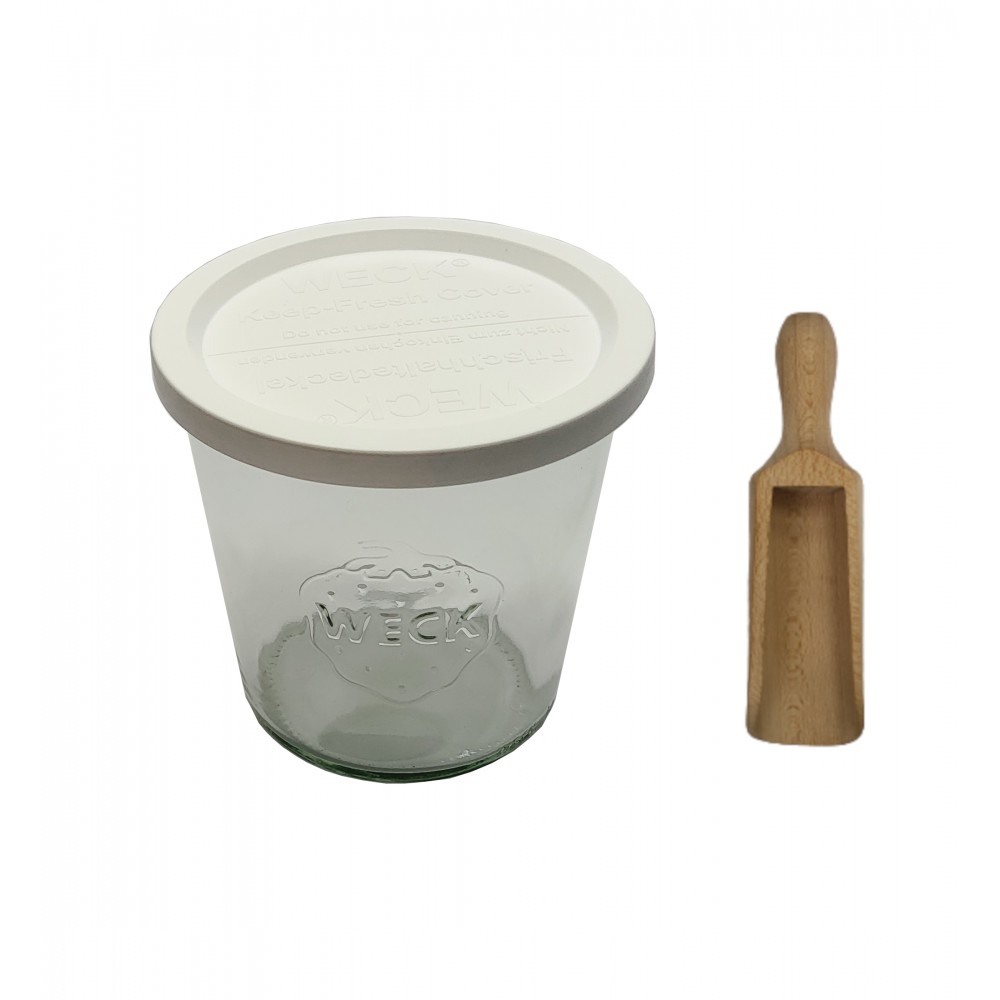 Słoik Weck 580ml na chleb MOLD żaroodporny plastikowe wieko MIARKA 1szt