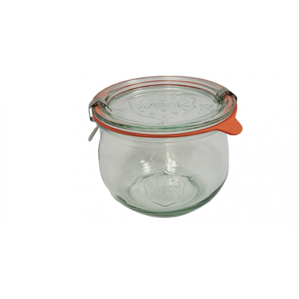 Słoik Weck 580ml 0,5L słoik TULIP żaroodporny dżem zapinki wieko gumka 1szt