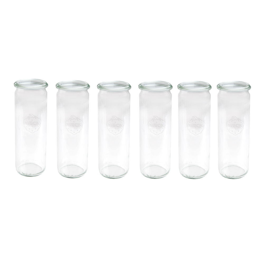 Słoiki Weck 600ml słoiki szklane pojemniki CYLINDER na przetwory 6szt