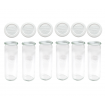 Słoiki Weck 600ml przetwory CYLINDER żaroodporne weki plastikowe wieka 6szt