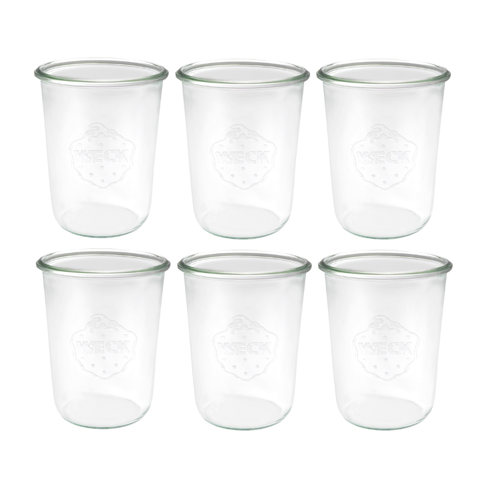 Słoiki Weck 850ml słoiki na ogórki pojemniki MOLD do kiszenia 6szt kiszonki