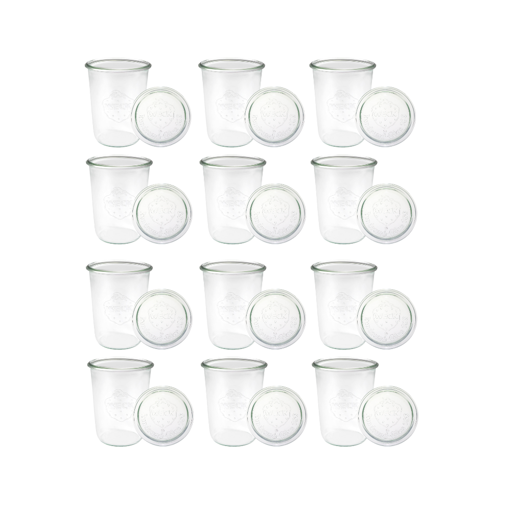 Słoiki Weck 850ml słoiki na ogórki MOLD wieka szkło 12szt do pieczenia