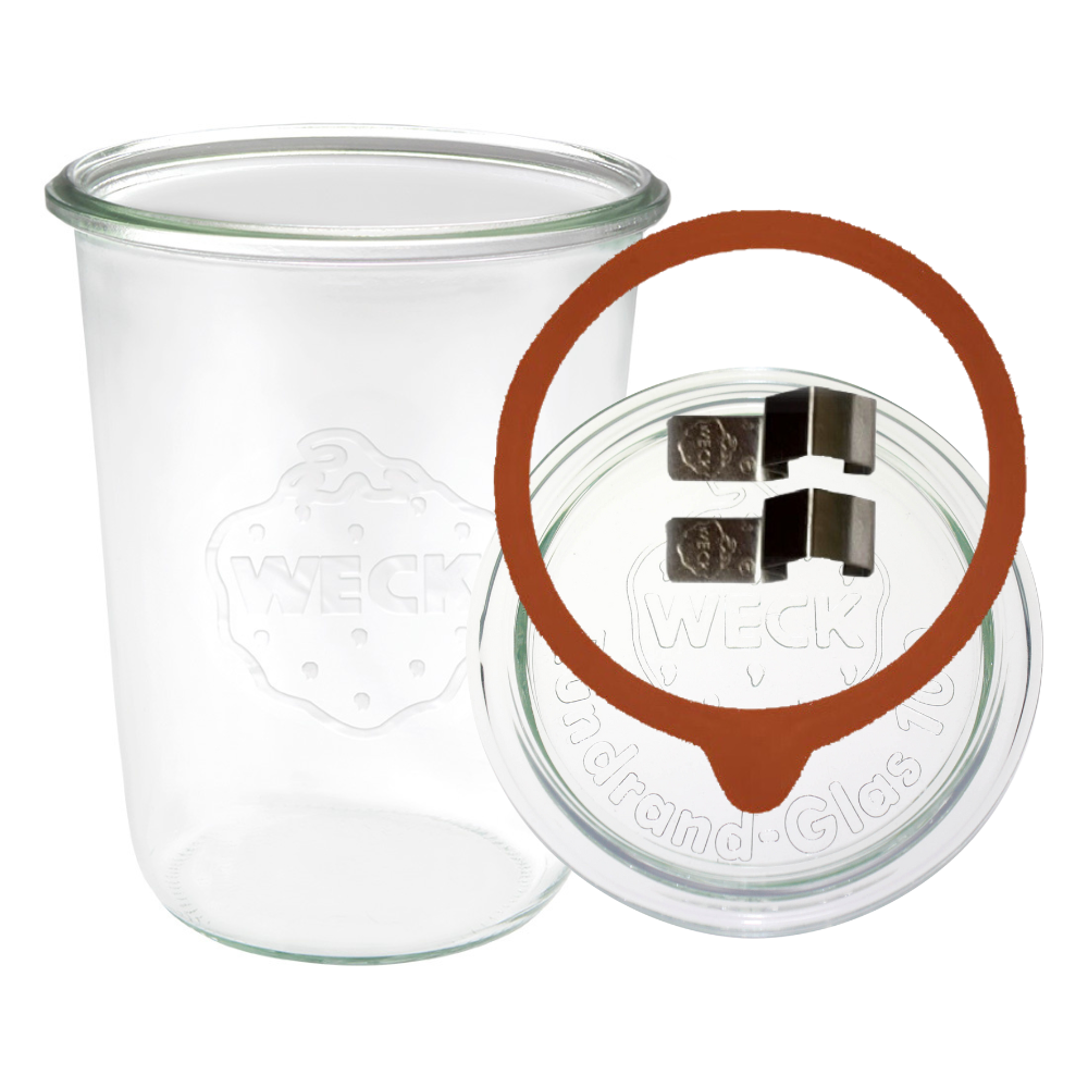 Słoik Weck 850ml do kiszenia ogórków MOLD kompletny wekowanie przetwory 1sz