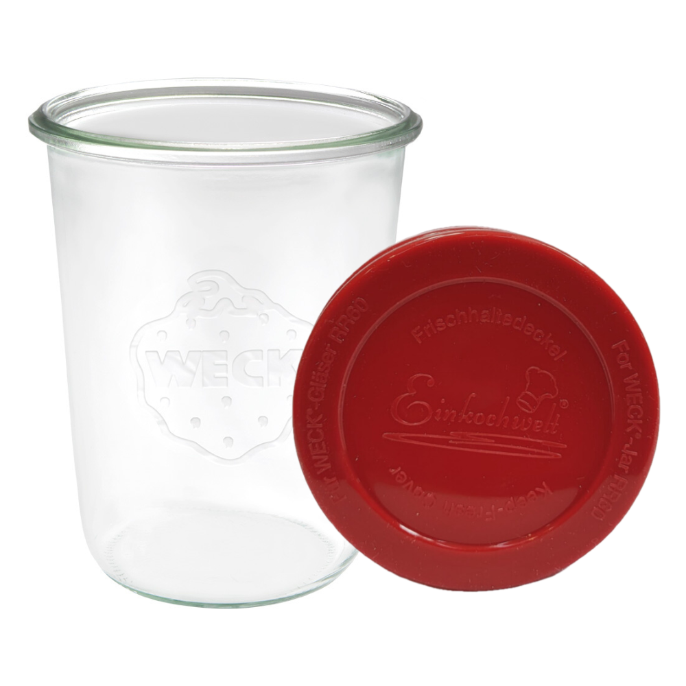 Słoik Weck 850ml na wypieki MOLD żaroodporny silikon wieko 1szt do zupy