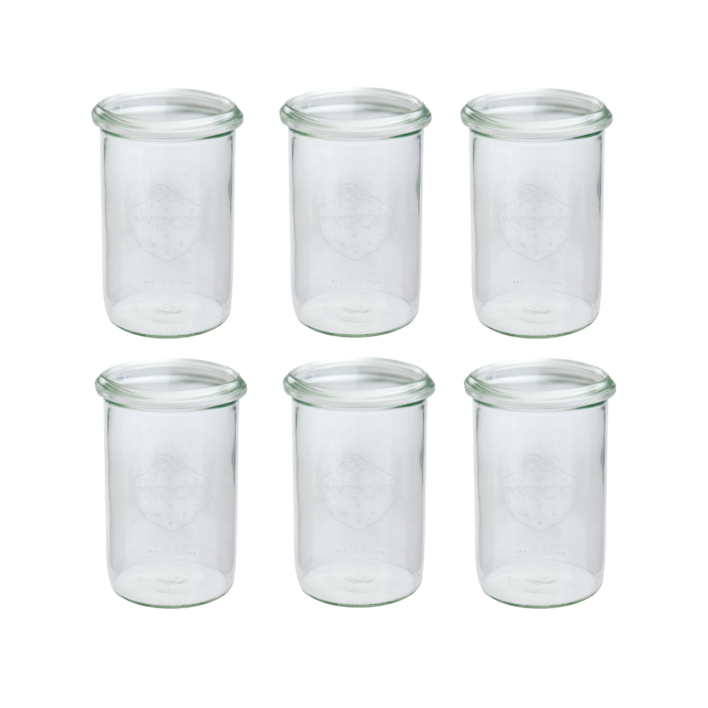 Słoiki Weck 1l słoiki szklane pojemniki MOLD na przetwory 6szt 1050