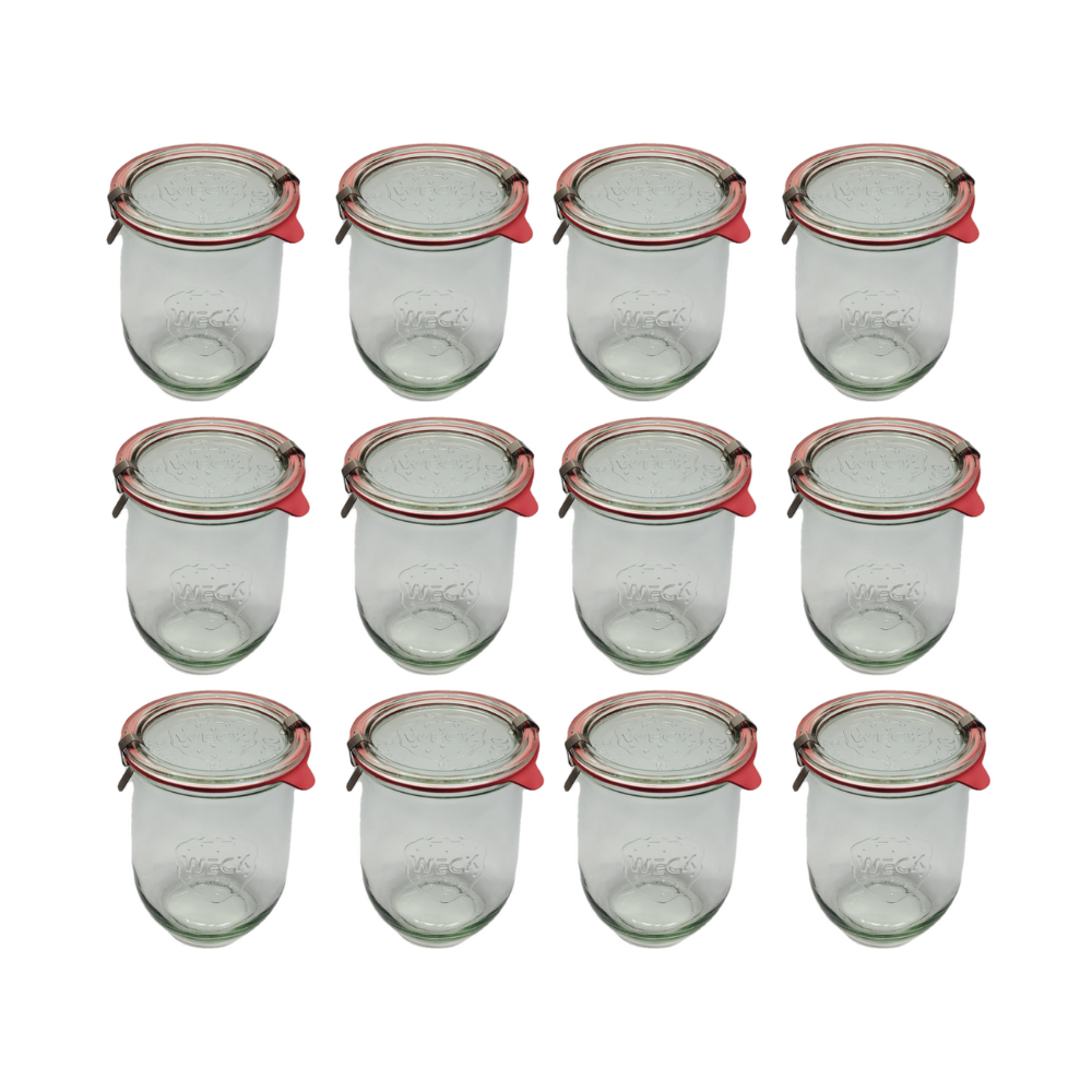 Słoiki Weck 1062 1l na wypieki TULIP żaroodporne zapinki wieko gumka 12szt
