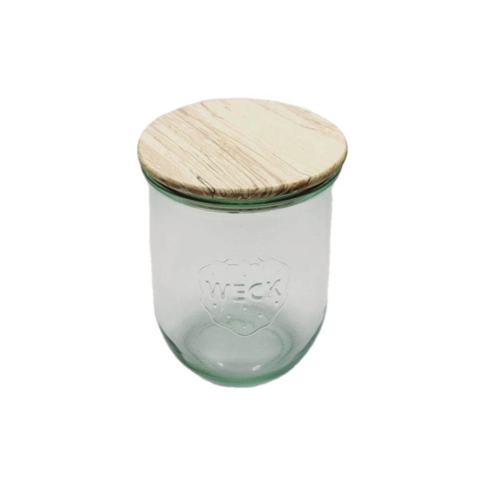 Słoik Weck 1062 1l na cukierki TULIP sypkie produkty drewniane wieko 1szt