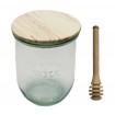 Słoik Weck 1062 1l makaron TULIP drewniane wieko z uszczelką 1szt nabierak