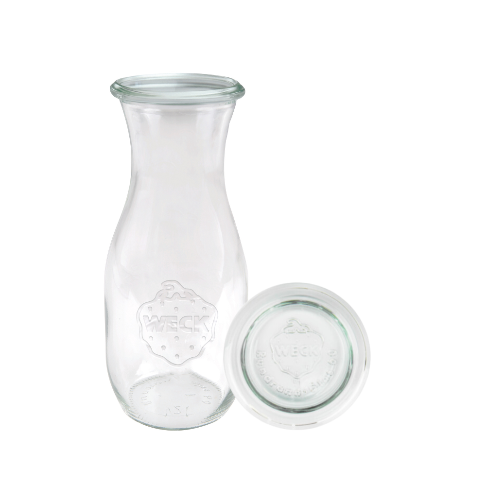 Karafka 1062ml Weck 1L wieko szklane 1szt do wody wina soku