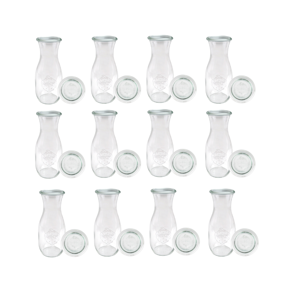 Karafki 1062ml Weck 1L wieka szkło 12szt do wody wina soku