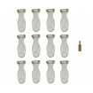 Karafki 1062ml Weck 1L miara spinki wieko gumka 12szt do wody wina soku