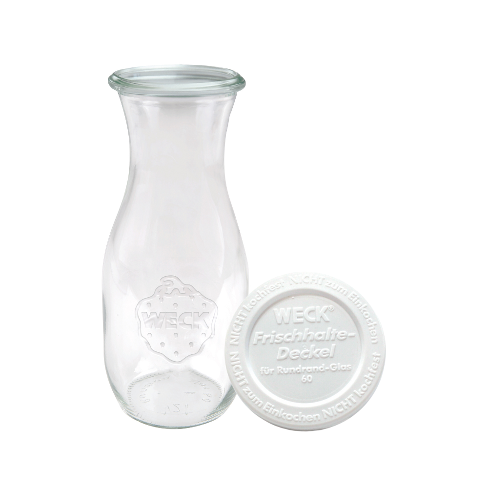 Karafka 1062ml Weck 1L plastikowe wieko 1szt do wody wina soku